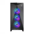 MSI MPG GUNGNIR 300R AIRFLOW MESH 4 X 120MM ARGB FAN E-ATX Premium Plus Siyah Gaming Bilgisayar Kasası - PSU YOK