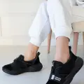 Nikeo Siyah Paraşüt Siyah Tabanlı Spor Ayakkabı