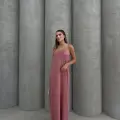 Piliseli uzun elbise