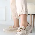 Riwan Bej Cilt Babet Ayakkabı