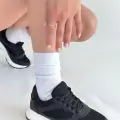 Slar Siyah Cilt Bağcıklı Spor Ayakkabı