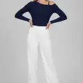 Tek Omuz İpli Bluz Lacivert T4328