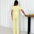 V aksesuarlı ottoman takım sarı s255850