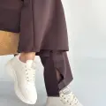 Yejja Bej Cilt Bağcıklı Spor Ayakkabı