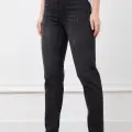 Yüksek bel mont jean pantolon