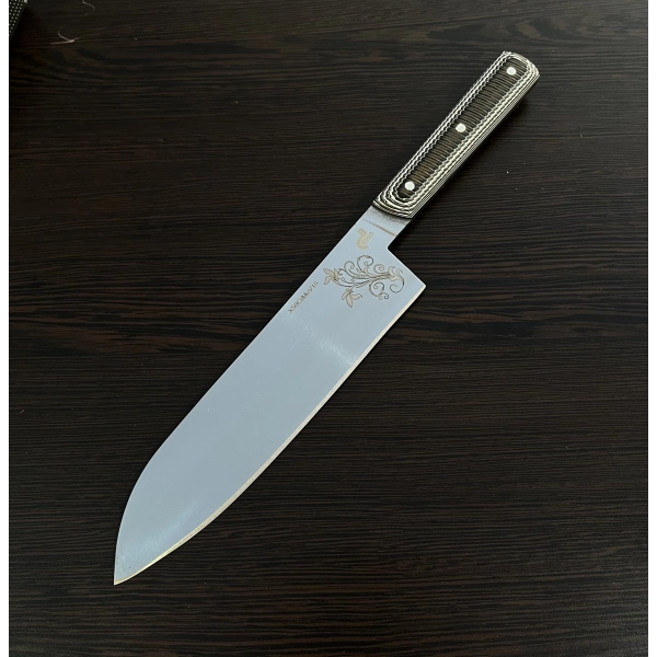 4116 PASLANMAZ ÇELİK SANTOKU ŞEF BIÇAĞI