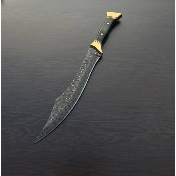 DAMASCUS ELVAN G10 KABZE