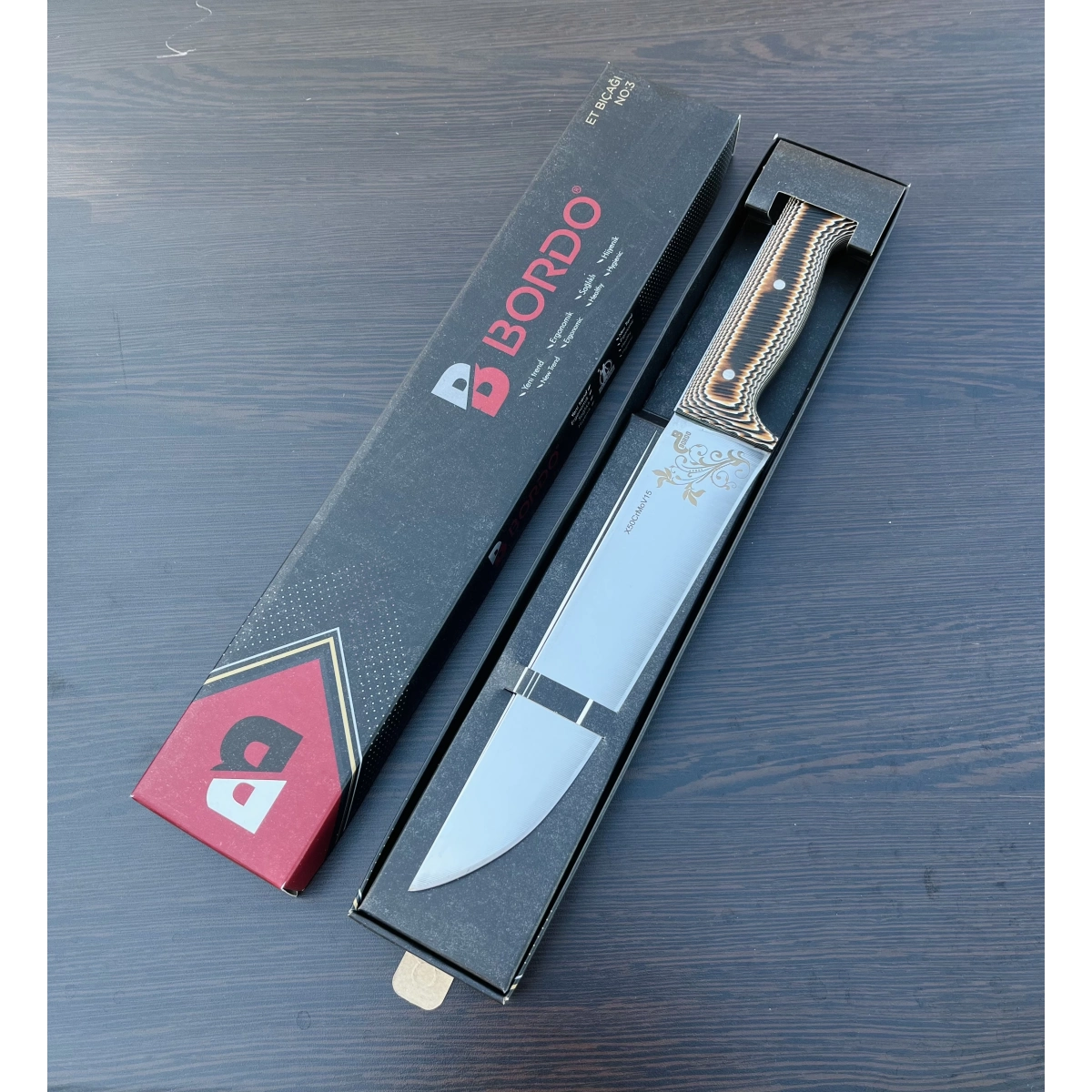 4116 PASLANMAZ ÇELİK KASAP BIÇAĞI NO:3