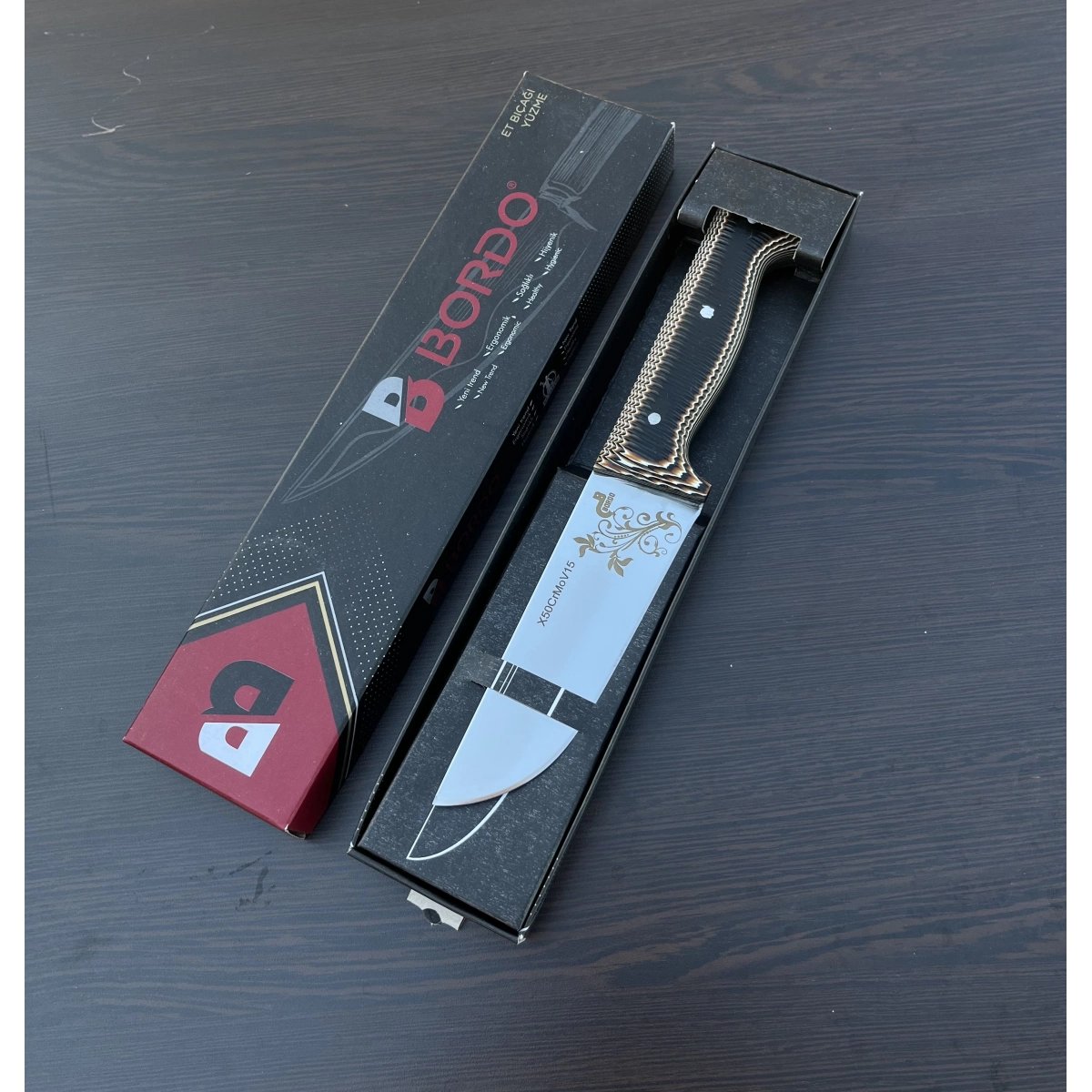 4116 PASLANMAZ ÇELİK KASAP YÜZME BIÇAĞI