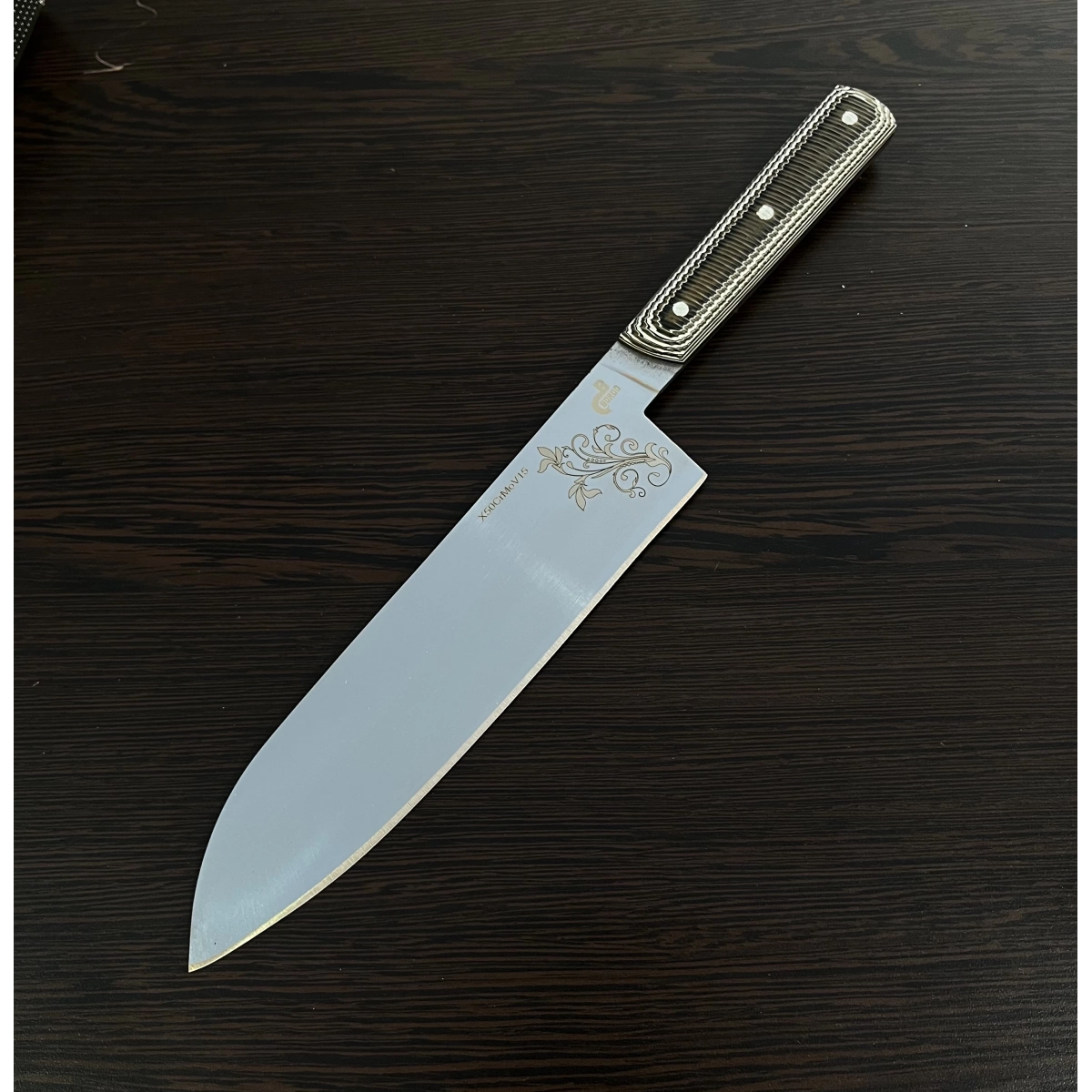 4116 PASLANMAZ ÇELİK SANTOKU ŞEF BIÇAĞI