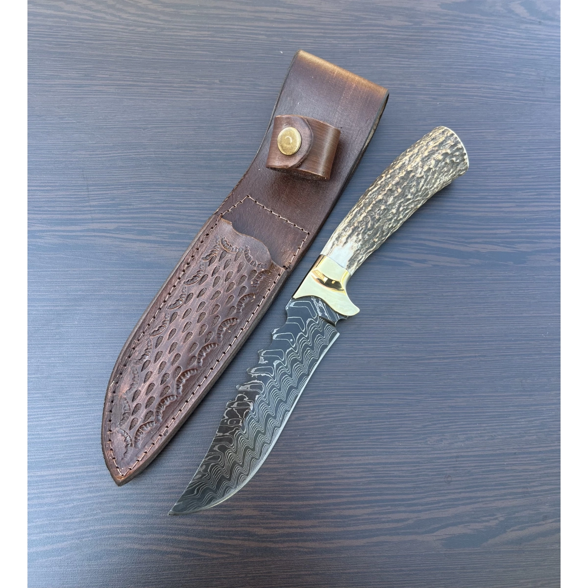 DAMASCUS GEYİK KABZA OUTDOOR BIÇAK