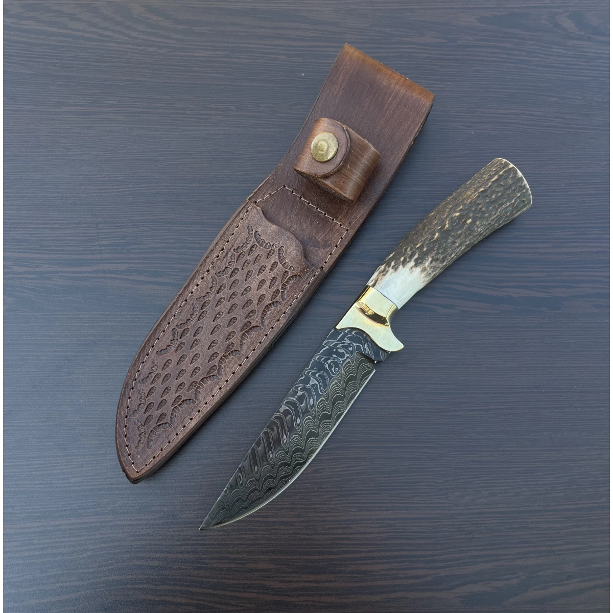 DAMASCUS GEYİK KABZA OUTDOOR BIÇAK