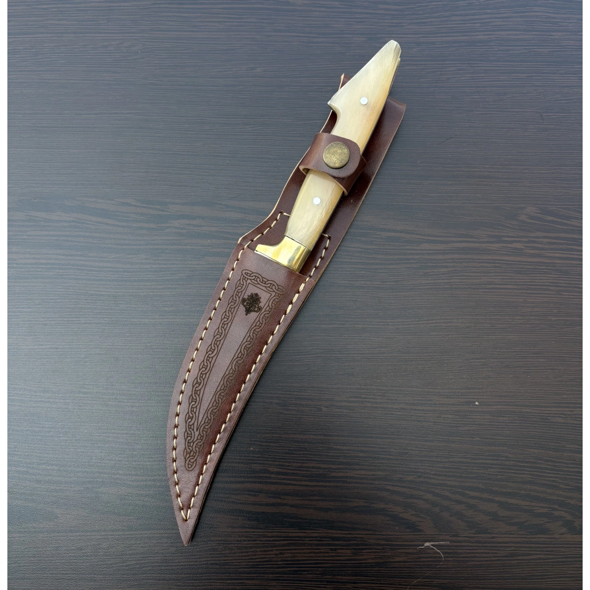 KOÇ BOYNUZU BEL KAMASI BEYAZ NO:1