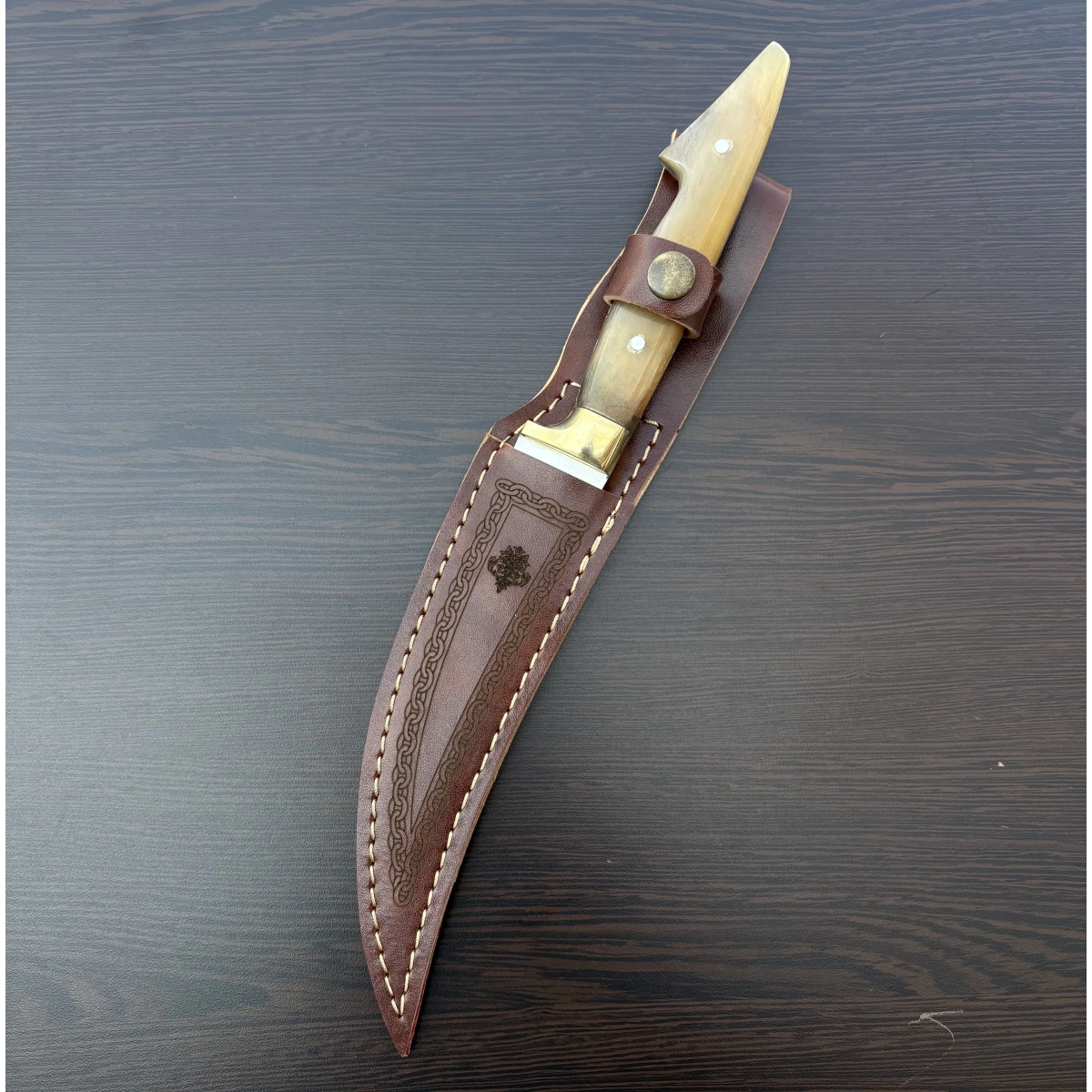 KOÇ BOYNUZU BEL KAMASI BEYAZ NO:2