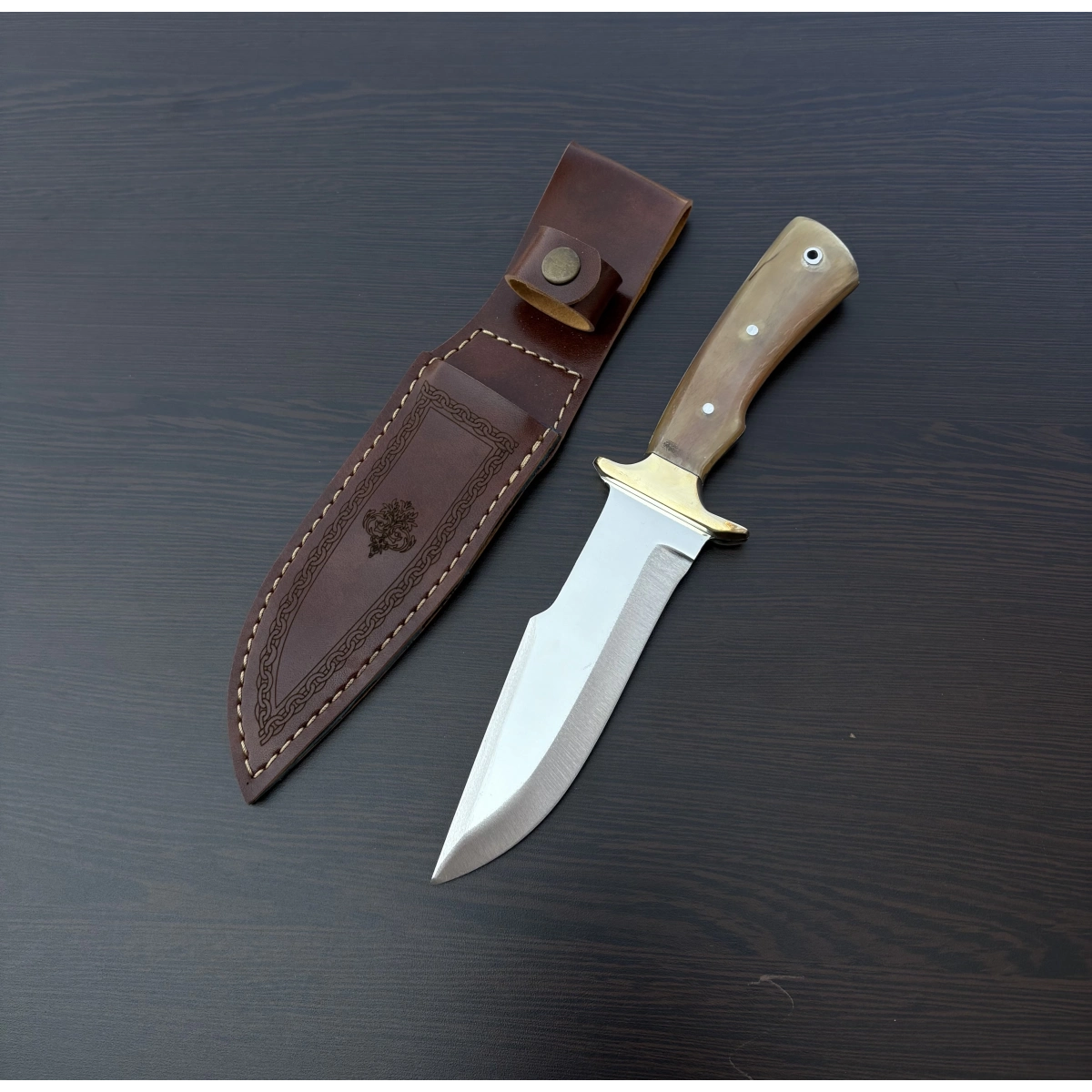 KOÇ BOYNUZU İBİKLİ KASATURA BEYAZ