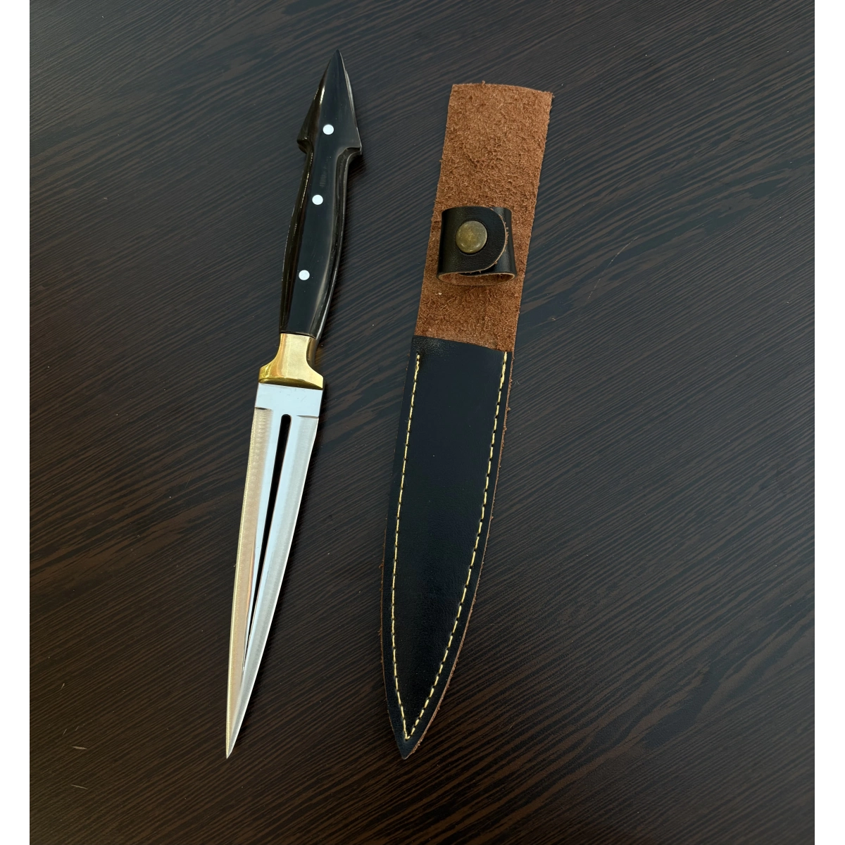 KOÇ BOYNUZU SİYAH KAMA NO:1