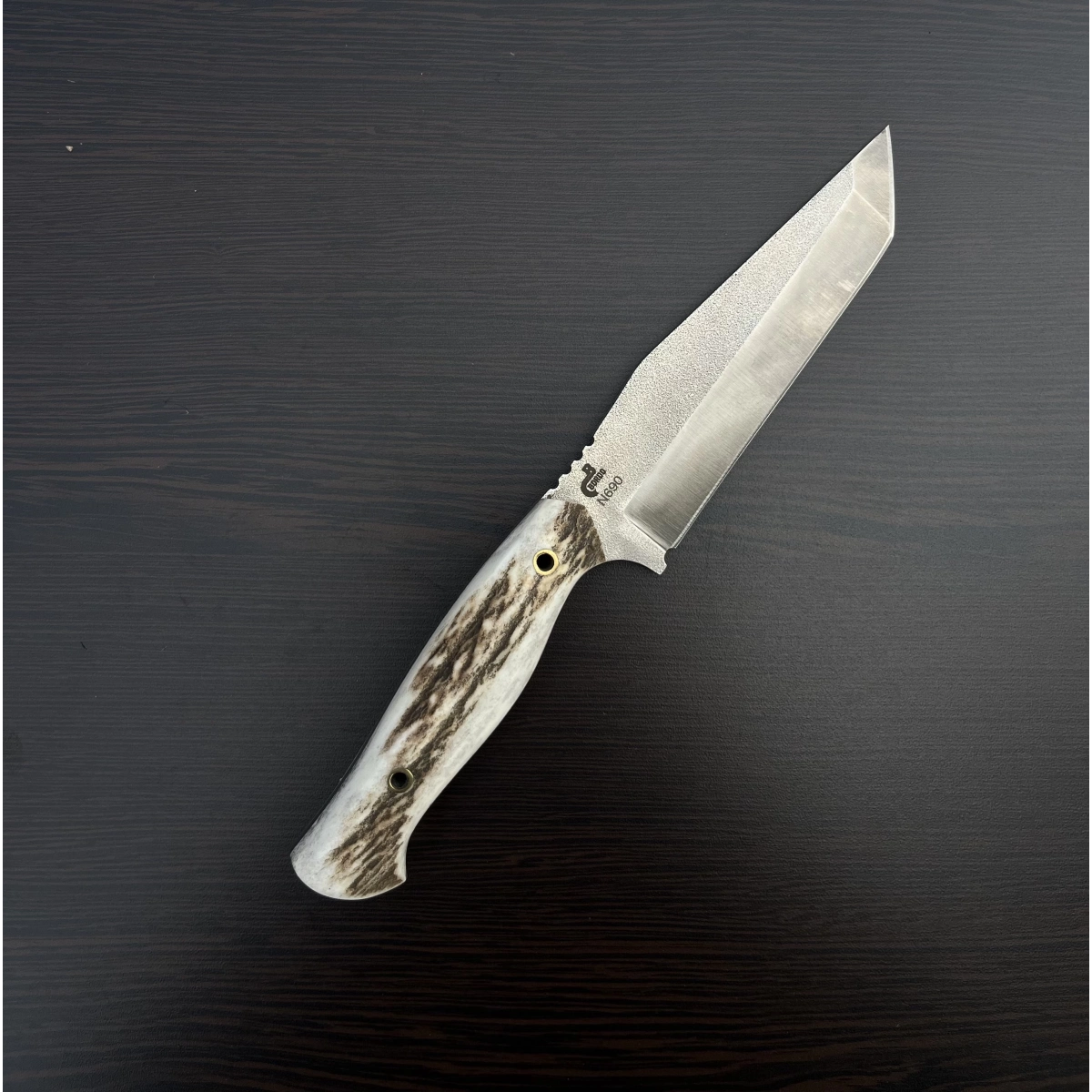 N690 GEYİK BOYNUZLU KABZA TANTO BIÇAK