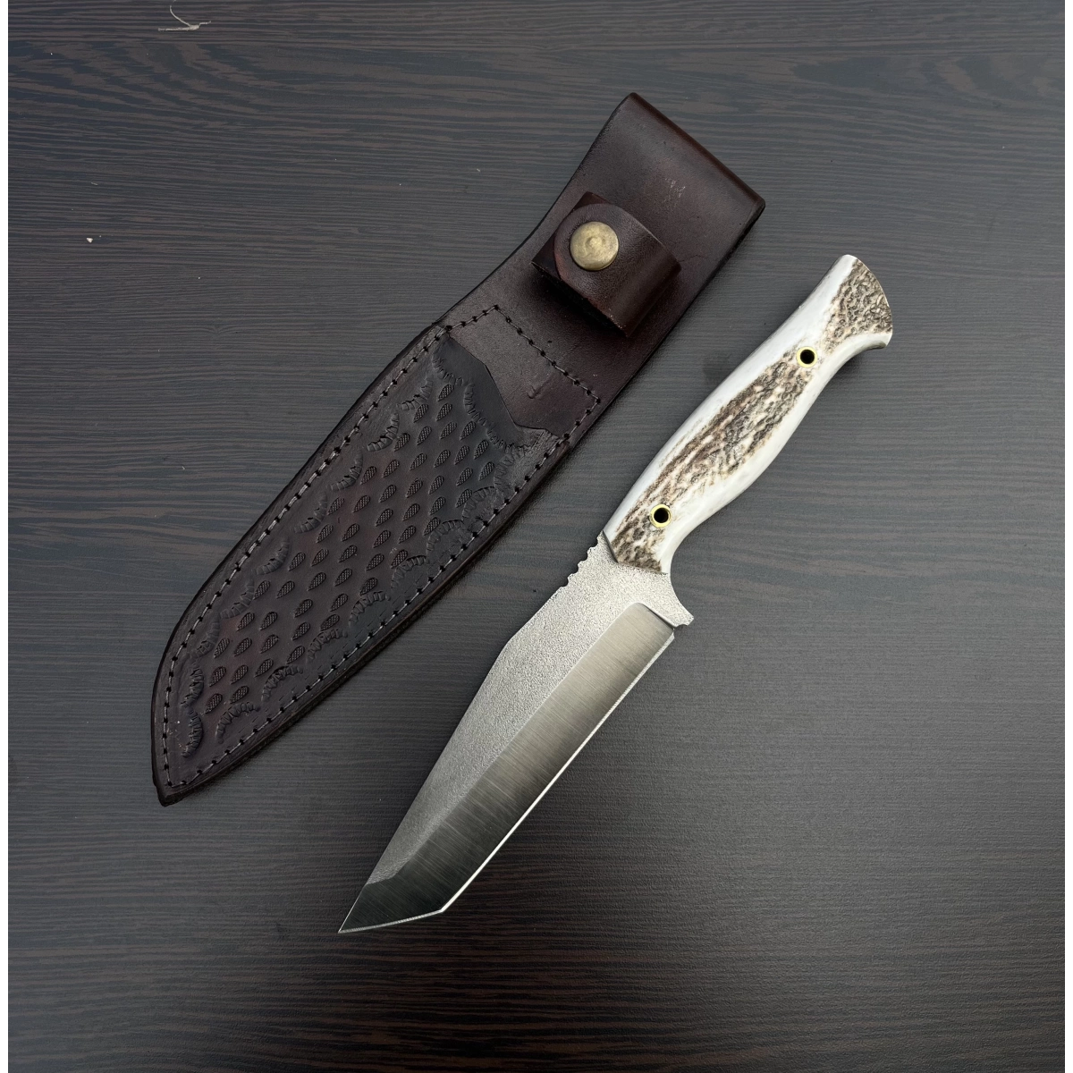 N690 GEYİK BOYNUZLU KABZA TANTO BIÇAK