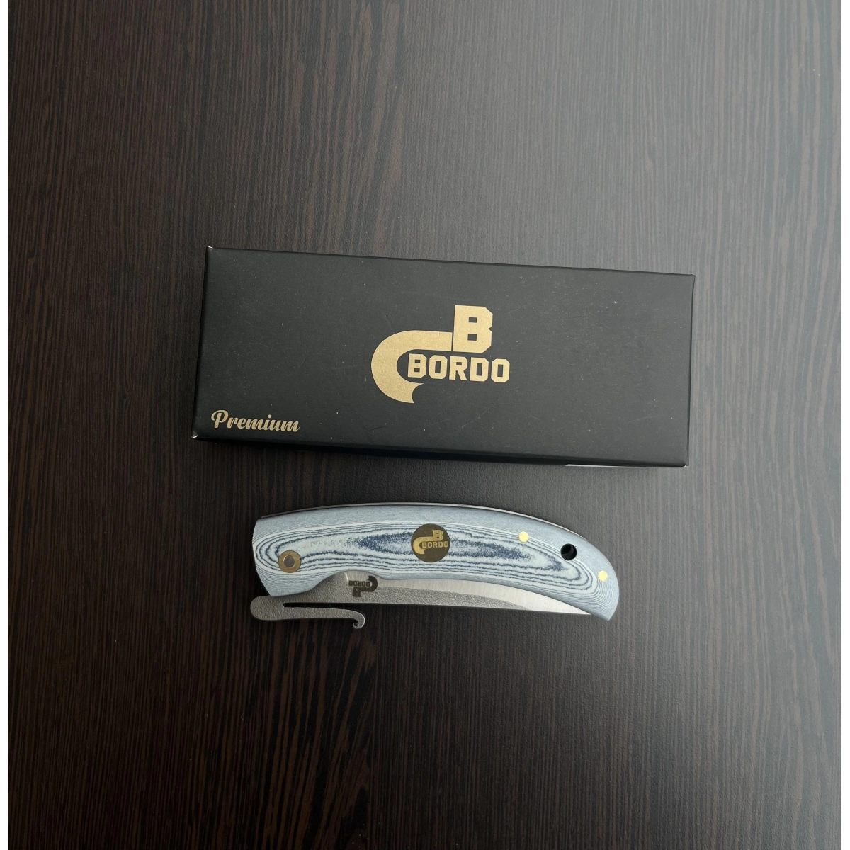 N690 MAVİ B40 KATLANIR ÇAKI