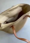 Kadın Hasır Omuz Plaj Çantası