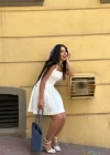 Kadın Poplin Kumaş Boyundan Bağlamalı Mini Elbise