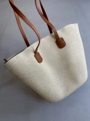 Kadın Hasır Omuz Plaj Çantası