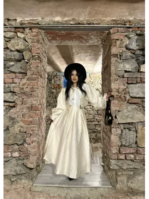 Kadın Kısa Ceket Ve Balon Etek Broker Takım