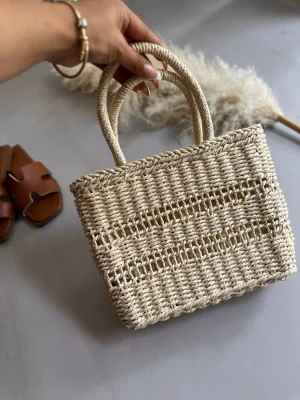 Kadın Tasarım Hasır Çanta