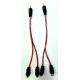 Audiomax Y Kablo (Ters Y Kablo) 1 Erkek rca 2 Dişi rca