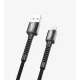 Linktech LCA-K550 3A Metal Başlı Örgülü Iphone Şarj Kablosu