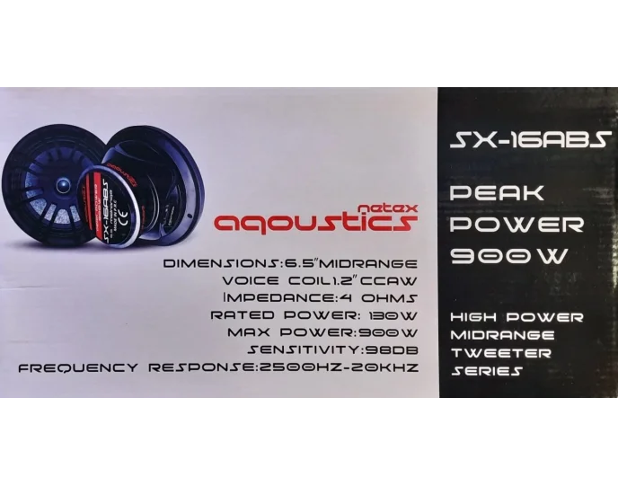 Aqoustics Sx 16ABS 16cm Midrange 130 rms