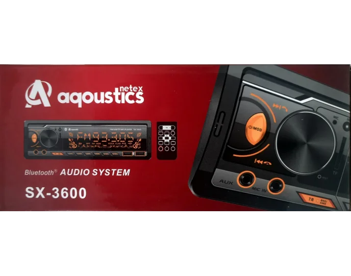 Aqoustics Sx-3600 Pioneer Kumandalı Çift Usbli 7 Renkli Oto Teyp