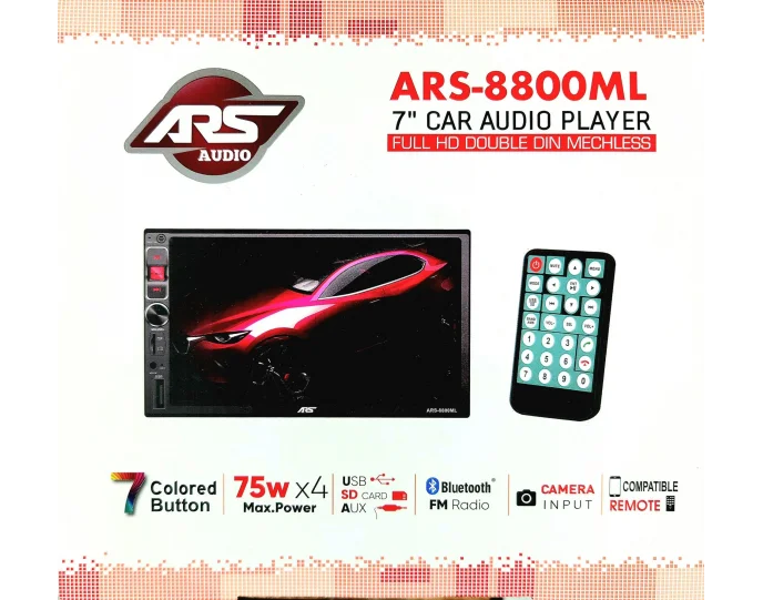 Ars-8800ML 7 İnç Double Teyp (Geri Görüş Kameralı)