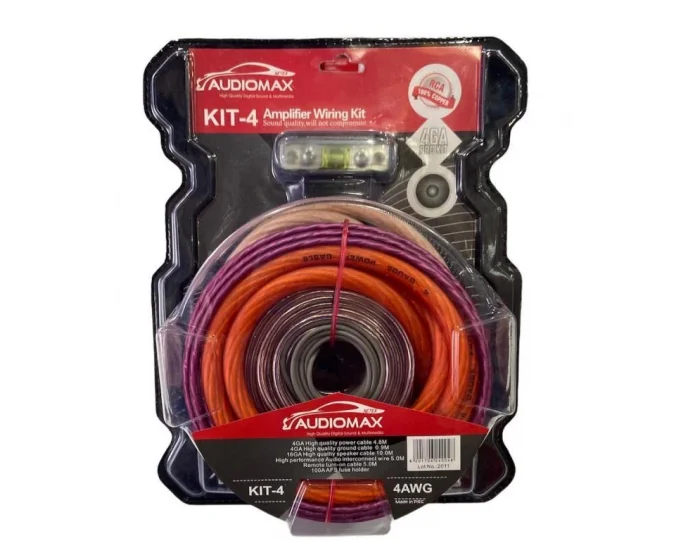 Audiomax KIT-4 4Ga Kablo Set