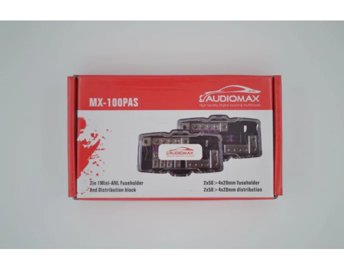 Audiomax Mx-100 Pas Blok Dağıtıcı Işıklı,Sigortalı