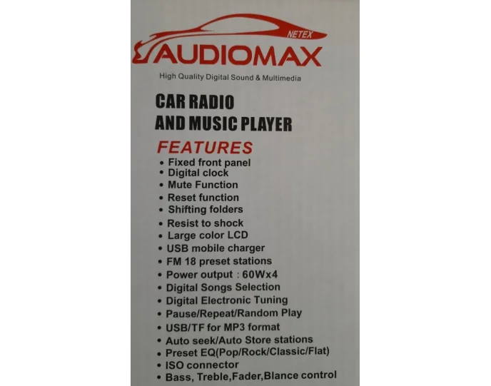 Audiomax MX 3450 4x60w Oto Teyp