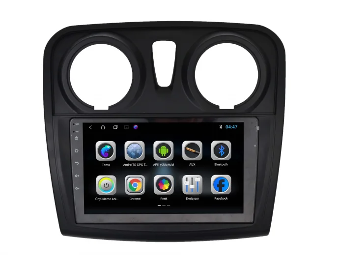 Dacia-Sandero-Loggy 2012-2017 9 İnç Oem Teyp Çerçevesi