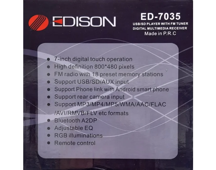 Edison ED 7035 Double Teyp