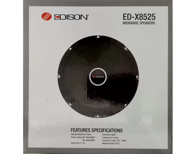Edison ED-X8525 20 Cm 150 Rms Midrange Hoparlör