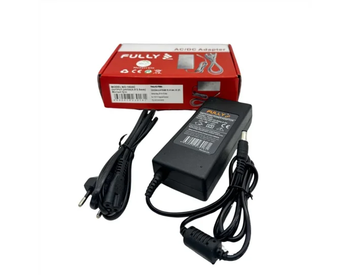 Fully 1624C 24V 5A Plastik Kasa 5.5×2.5mm Adaptör