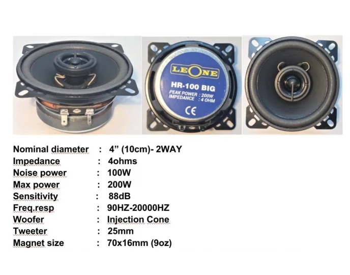 Leone HR 100 Big 10cm Hoparlör