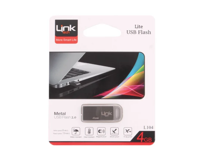 Linktech L104 Lite 4GB Metal 8MB/S USB Bellek