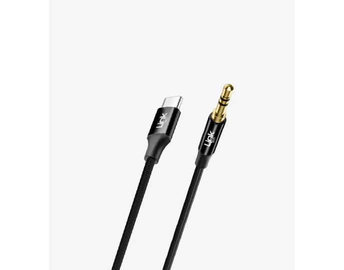 LinkTech LCA-A586 Type-c Aux Kablo Örgülü 1000mm