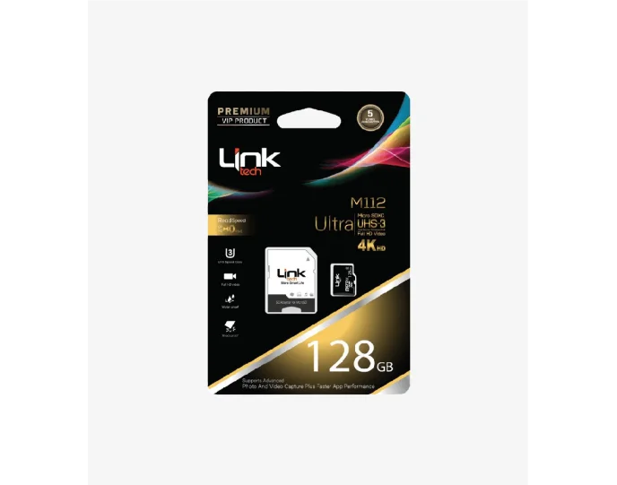 linktech M112 Premium Ultra 4K 128 GB Hafıza Kartı