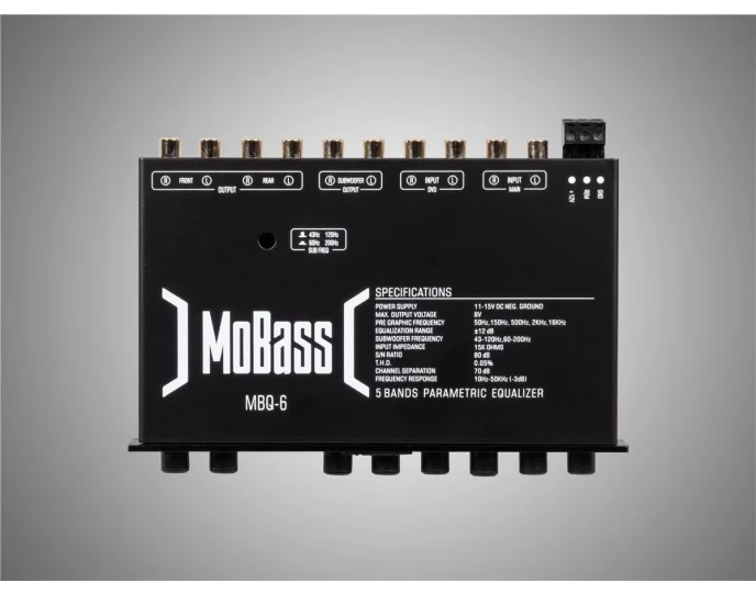 Mobass MBQ-6 PARAMETRIC EQUALIZER