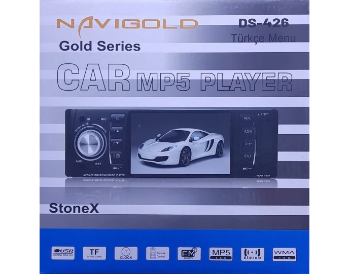 Navigold Ds 426 4.1 İnç Ekranlı Oto Teyp
