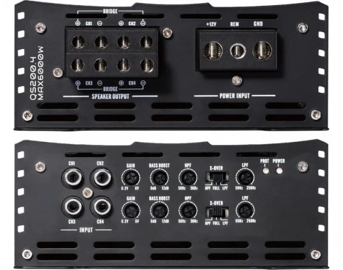 Q LİNE QS200.4 4KANAL AB CLAS OTO ANFİ