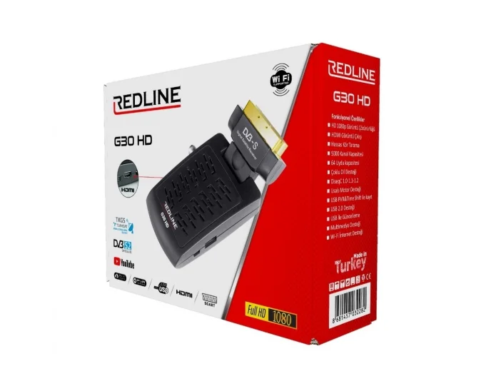 Redline G30 HD Skartlı Uydu cihazı