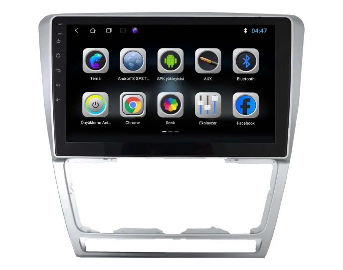 Skoda Octavia 2006-2013 10 İnç Android Multimedya Teyp Çerçevesi
