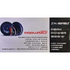 Aqoustics Sx 16ABS 16cm Midrange 130 rms